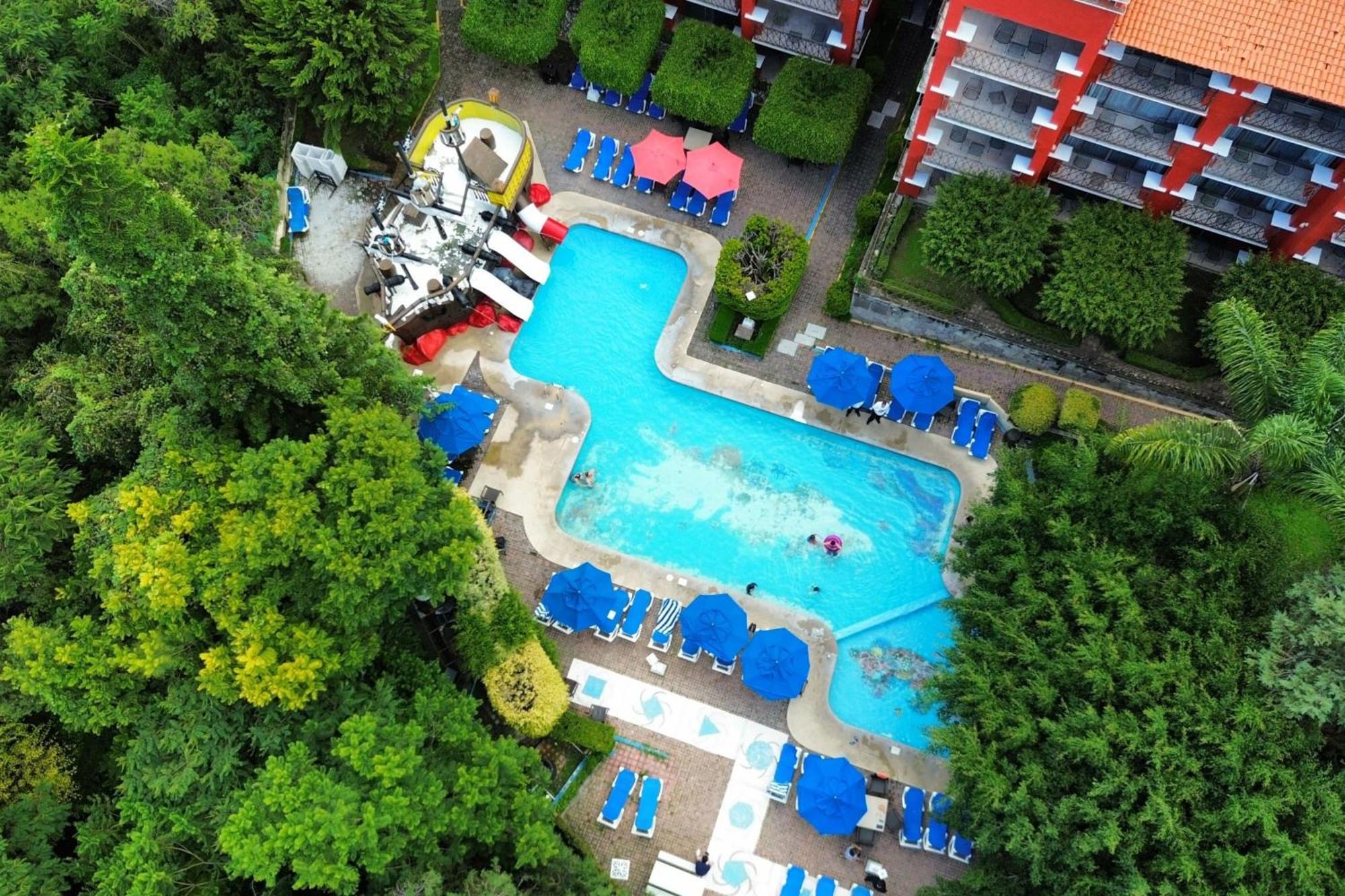 Fiesta Americana Hacienda אישטפאן דה לה סאל מראה חיצוני תמונה Aerial view of the hotel
